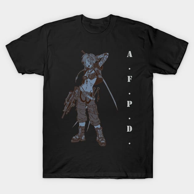 Anime Fantasy Police Department T-Shirt by DravenWaylon